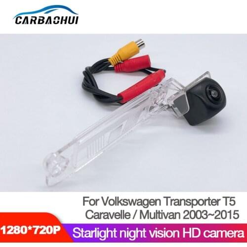 Car wireless Rear View Camera For Volkswagen VW Transporter T5 / Caravelle / Multivan 2003~2015 CCD HD Night Vision Waterproof