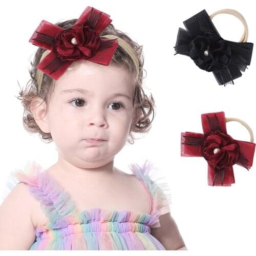 Childrens Headband Headwear Girls Cute Bowknot Cartoon Rubber Bands Children Baby Sweet Elastic Hair Bands Kid Hair Accessories
