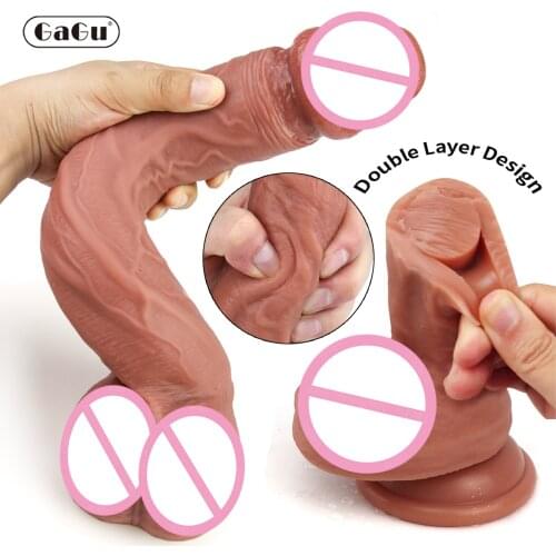 GaGu 13.7in Long Silicone Dildos Big Huge Horse Dildo With Suction Cup Realistic Sex Toys Adult For Women Vagina Anal Penis Dick