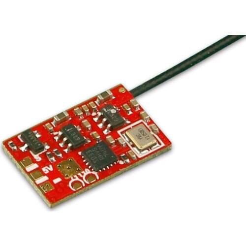 X-Boss AC900 S-FHSS D16 Dual Mode RSSI LNA Micro Receiver for Futaba 14SG/16SZ/18SZ/18MZ Frsky X7 X9D PLUS/SE Radio Transmitters