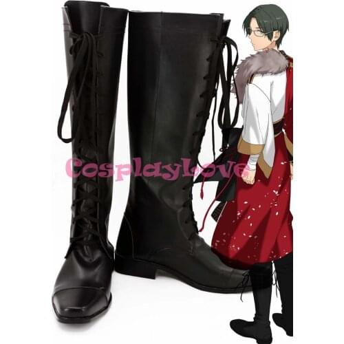 Ensemble Stars EnsembleStars Undead Black Hasumi Cosplay Shoes Boots Custom-Made For Halloween Christmas Festival CosplayLove