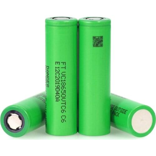 Liitokala VTC6 3.7V 3000mAh rechargeable Li-ion battery 18650 for Sony US18650VTC6 30A Toys flashlight tools