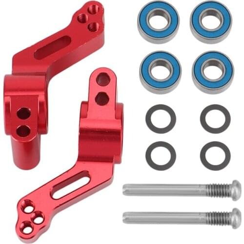 Metal Rear Stub Axle Carriers Upgrade Parts Set 3752 for 1/10 Traxxas 2WD Slash Rustler Stampede Bandit
