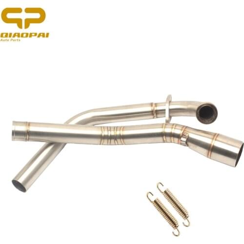 Motorcycle Exhaust pipe Adapter Link Pipe Middle tube Slip on FOR Yamaha R15 R 15 2008 2009 2010 2011 -2015 2016 Accessories