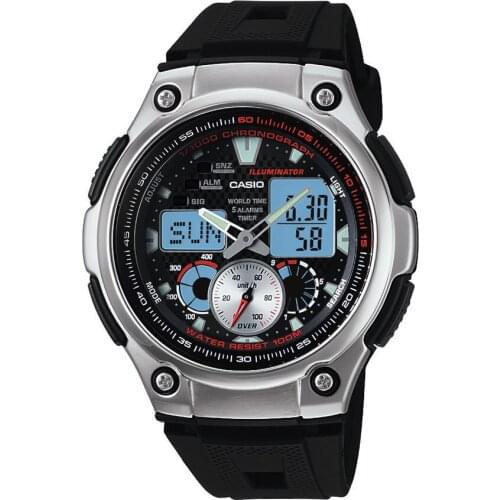 Casio AQ-190W-1AVDF Men Wristwatch Clock