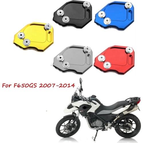 For BMW F650GS F650 GS 2007-2014 Motorcycle Kickstand Foot Side Stand Extension Enlarge Pad Support Plate