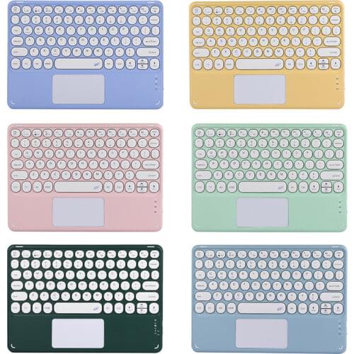 Portable Magnetic Keyboard And Mouse for Phone Tablet Laptop Keypads For Samsung Tab S6 S7 for iPad Touchpad Keyboard Bluetooth