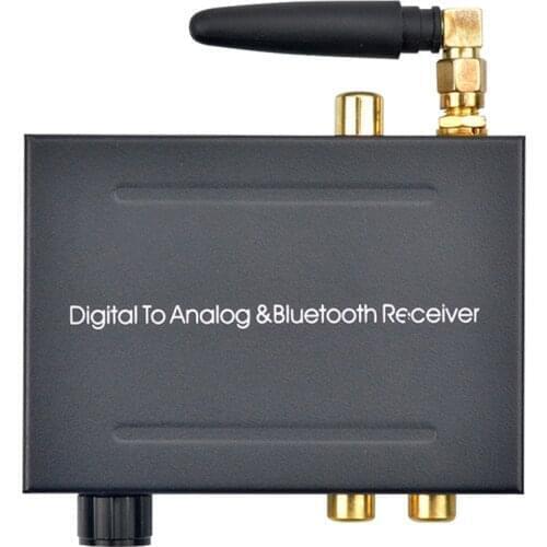DAC Converter 192kHz Digital to Analog Audio Signal Conversion Bluetooth 5.0 Receiver RCA 3.5mm Jack Audio Converter Adapter