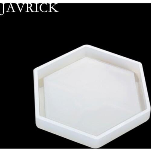 Silicone Mold DIY Cup Mat Pad Handmade Molds Crafts Epoxy Resin Geometric Shape Hexagonal Square Round Jewelry Making