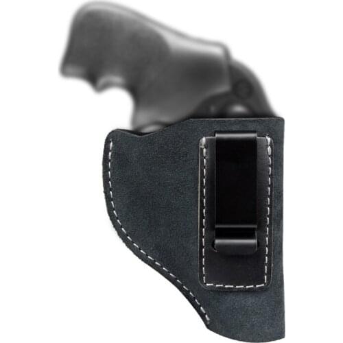 Concealed Carry Cowhide Leather IWB Holster Waistband Gun Holsters for Right Hand Fits Most Revolvers Ruger LCR Smith