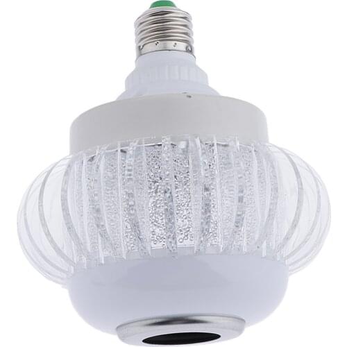 LED Wireless Globe Light Bulb 12W RGB Music Speaker&Remote Control