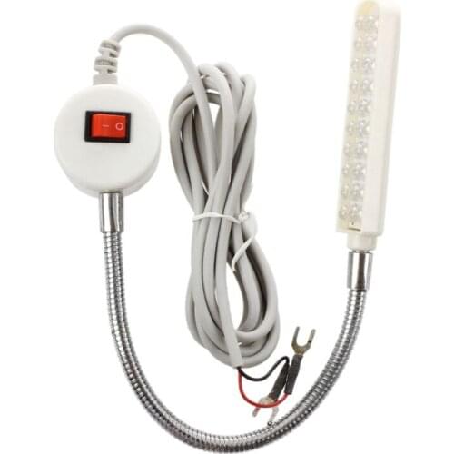 WSFS Hot 20 LED 220V Sewing machines working lamp netic type LED light