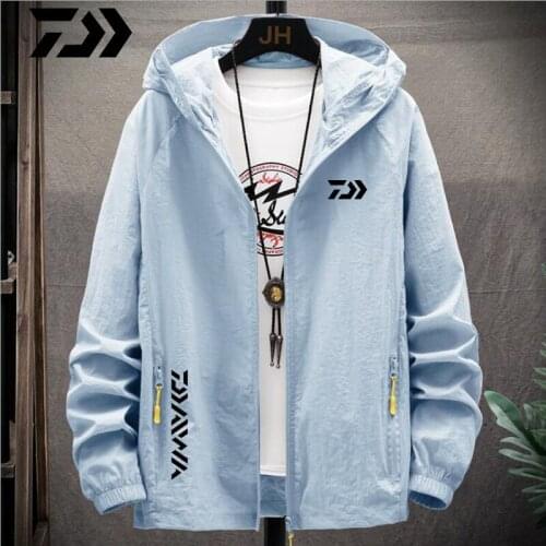 2020 DAIWA Fishing Sunscreen Jacket Summer Simple Couple Sunscreen Thin Section Breathable Quick-drying dawa Fishing clothes