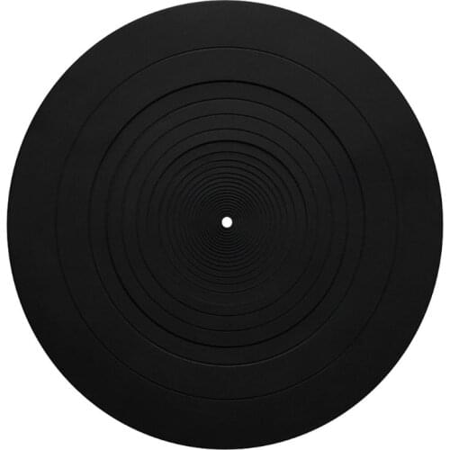 C1FB Anti-vibration Silicone Pad Rubber LP Antislip Mat for Phonograph Turntable Vinyl Record Players Accessories
