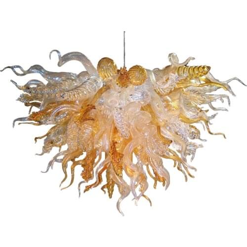 European Crystal Chandelier Home Decor Indoor Lighting LED Chandelier Artistic Murano Glass Chandelier for Living Room Kitchen