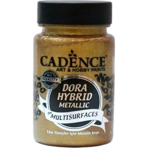Dora Hybrid Metallic Paint For All Surfaces 7150 Antique Gold