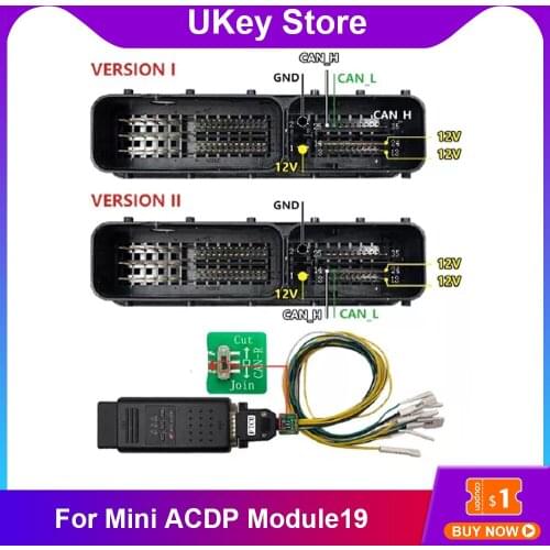 Newest for Yanhua Mini ACDP Module19 SH725XX Gearbox Clone Supports all ZF 8HP Gearbox Clone for VW for Audi for BMW for MB