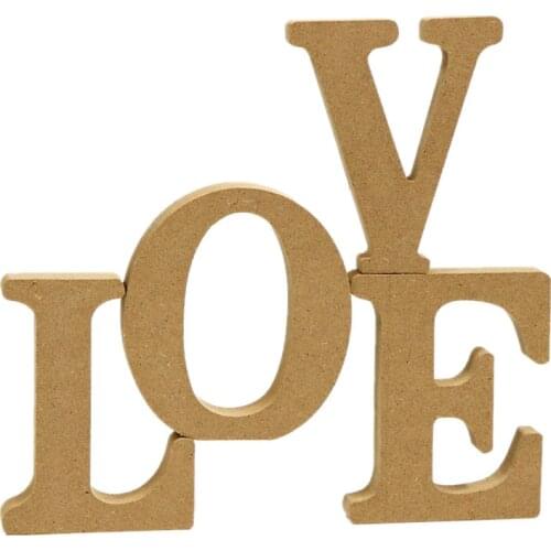 Collocation DIY Wooden Alphabet Letter Personalised Ornament Name Design Wedding Birthday Party Home Decoration Craft Prop