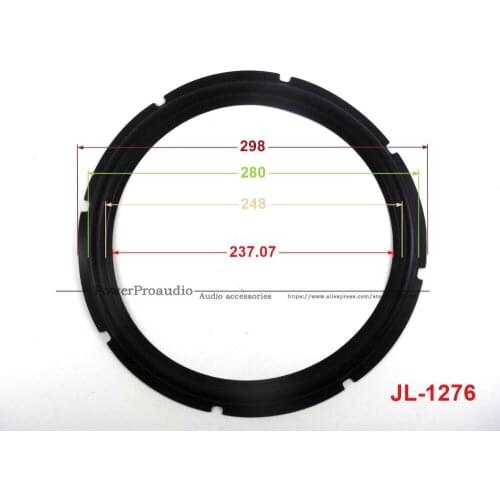 New 10 pcs /lot = 5 Pair 12 inch Woofer Repairable Parts / Speaker Rubber Surround ( 298mm / 280mm / 248mm / 237.07mm )