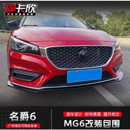 Applicable to 17-19 Mingjue 6 Lip Exhaust Pipe Mg6 Modified Front Shovel Side Skirt and Rear Spoiler Tail