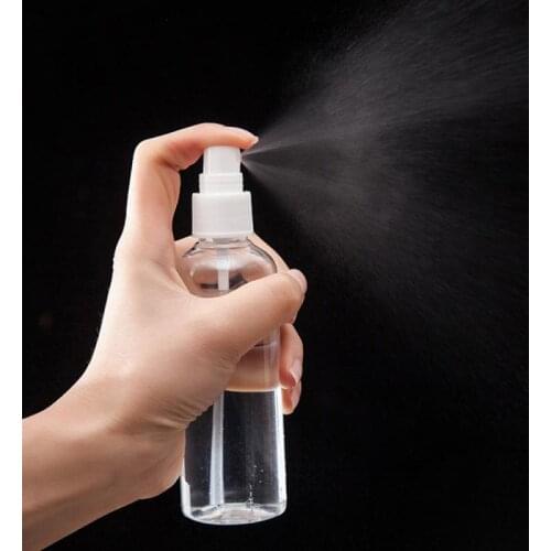 1pc 30/50/100ml Portable Empty Spray Bottles Plastic Atomizer Empty Spray Refillable Bottle Container Eco-friendly