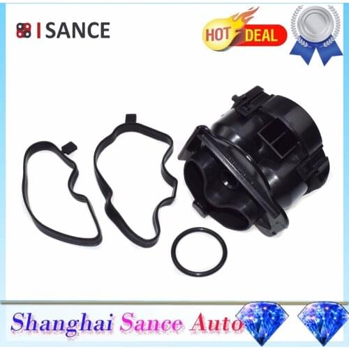 ISANCE Crankcase Oil Breather Separator Filter 11127799366 For BMW 3 5 Series E81 E46 E90 E91 E60 E61 X3 2001 2002 2003 2004-12