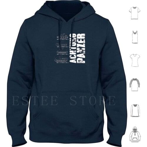 Achtung Panzer Hoodies Tiger Tank Fibel Wwii Panzer Panther Kingtiger Manual Transmission Iv Achtung Armor