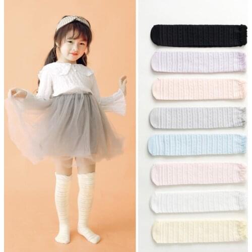 Spring Summer Thin Love Mesh Stockings Childrens Socks Over The Knee High Socks Middle School Students Cotton Socks Baby Socks