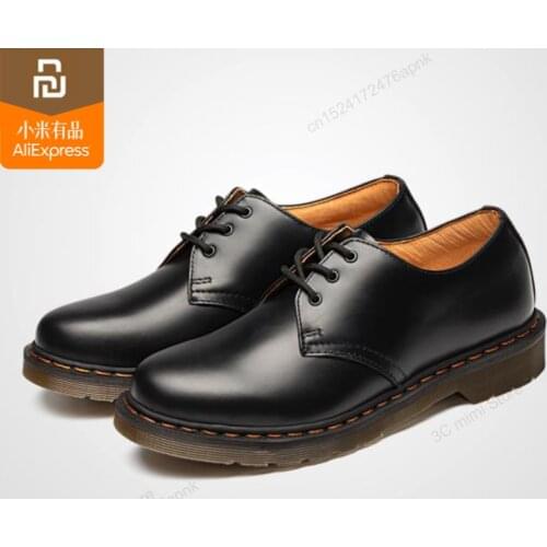 Youpin mijia qimian Goodyear Martin tooling mens classic handmade texture oil wax leather sweat-absorbent breathable insoles