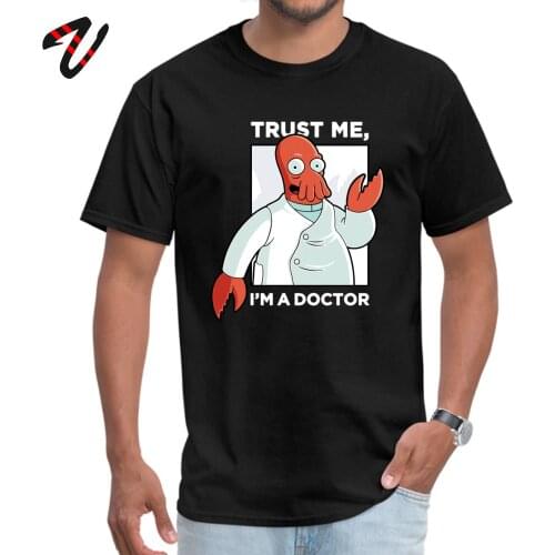 Funny Mens T-shirts Doctor Zoidberg Who Unique T Shirt Special 100% Cotton Fabric Tshirt Trust Me I'm A Doctor Cthulhu Tees