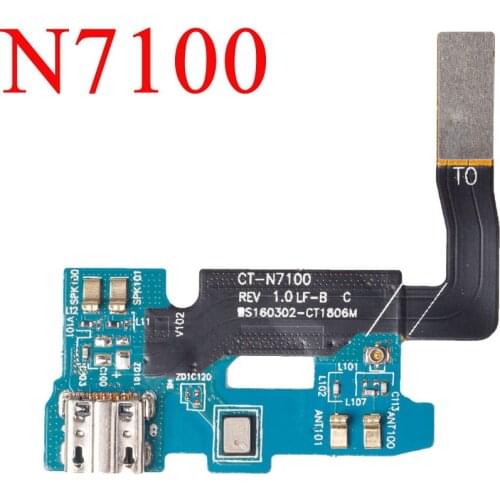 Charging Flex Cable For Samsung Galaxy Note 2 N7100Microphone USB Port Socket Dock Connector