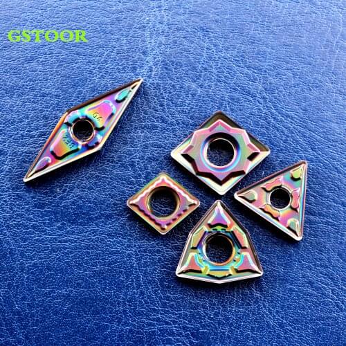 10PCS GNGX120404 GNGX120408 MD CNMG120404 CNMG120408 BF2 GH2 Turning Tool Lathe Cutter Inserts Hardened Steel