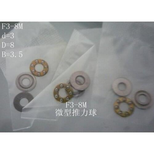 100PCS/lot F3-8M Thrust Ball Bearings 3 * 8 * 3.5MM F3-8M bearing ---free shipping