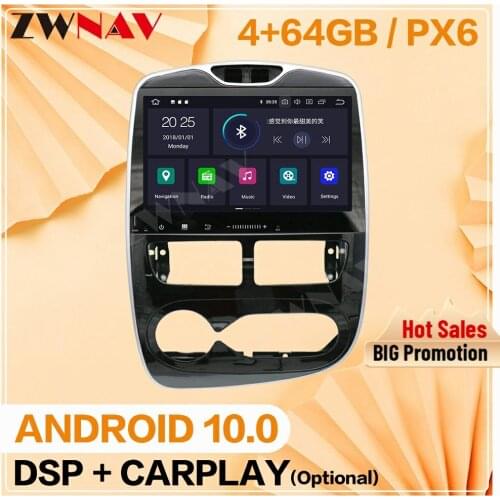 2 din 4+64G 2013 2014 2015 2016 2017 2018 2019 For Renault Clio Android10 Multimedia player Video Audio Radio GPS Navi Head Unit
