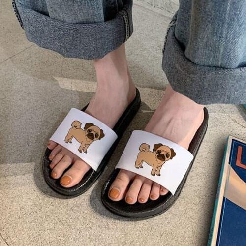 2021 Women Sandals House Flat Slippers Summer Beach Soft Sole Slide Leisure Ladies Sandals Indoor Bathroom Non-slip Shoes