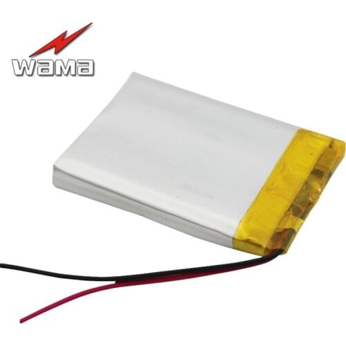 30pcs/lot WAMA 553040 3.7V 600mAh Li-polymer Rechargeable Battery Protected PCB for Bluetooth Speakers Medical Devices MP4