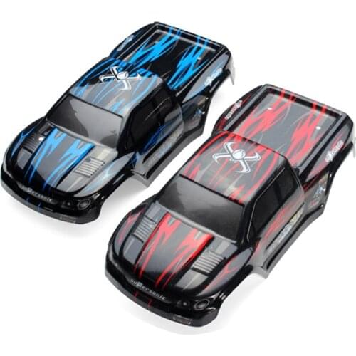 9115 rc monster truck rc carro escudo 15-sj01 15-sj02 rc corpo do carro escudo 285*133mm azul e vermelho