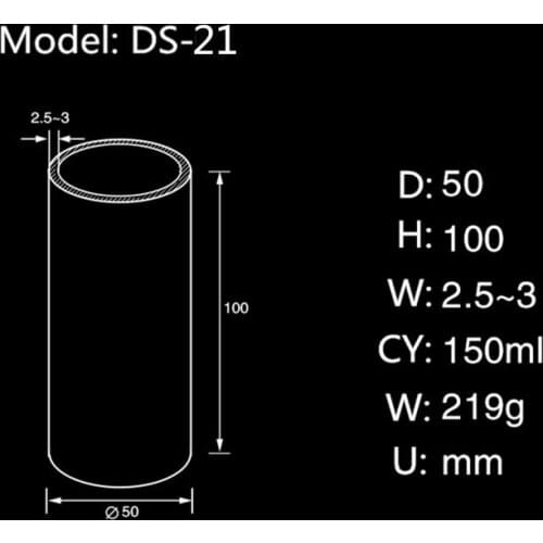 99.5%Al2O3 High Thermal Corundum Crucible D50*H100mm/Alumina Cylindrical Crucible /Refractorye Ceramics