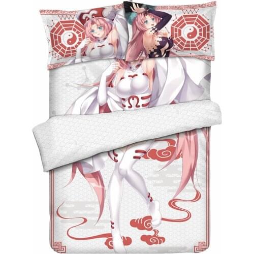 Anime JK Houshin Engi Feng Shen Yan Yi So Dakki Da Ji Comforter Set Bed Flat Sheet Quilt Cover Pillowcase Bedding Sets