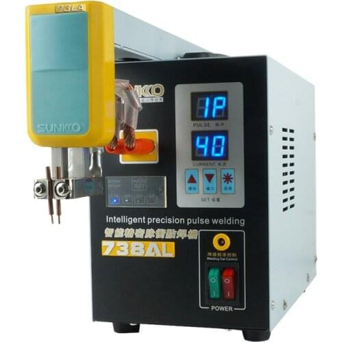 738AL Battery Spot Welder Machine 3.6KW Adjust Telescopic Arm Welding Head Automatic Pulse Welding With a Spot Welder Pen 1 orde