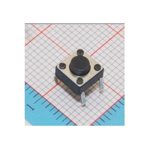Free shipping 500pcs 6mmx6mmx4.3mm Tact Switch,Tactile Switch,Square Knobs, touch switch+Hot Top selling wholesale