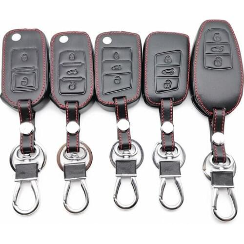 Car key cover shell fob case for Volkswagen Golf Tiguan 7 Bora GOLF POLO Passat For Skoda Octavia A5 fabia For SEAT Ibiza