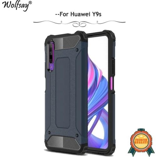Fitted Case For Huawei Y9s Case Cover Silicone Shockproof Hard Back PC Phone Case For Huawei Y9s Protective Cover For Huawei Y9s