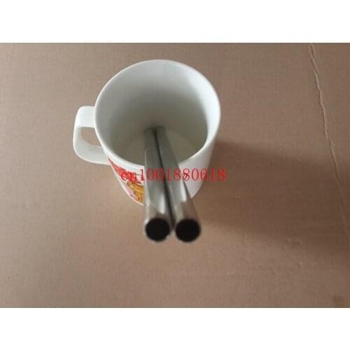DHL Fedex Free shipping 500pcs/lot 215mmx9.5mm Stainless Steel Straw Steel Drinking Straws 8.5"