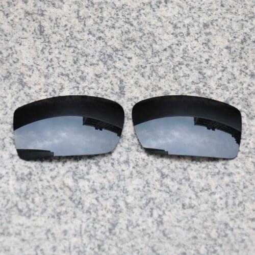 E.O.S Polarized Enhanced Replacement Lenses for Oakley Gascan Sunglasses - Black Polarized