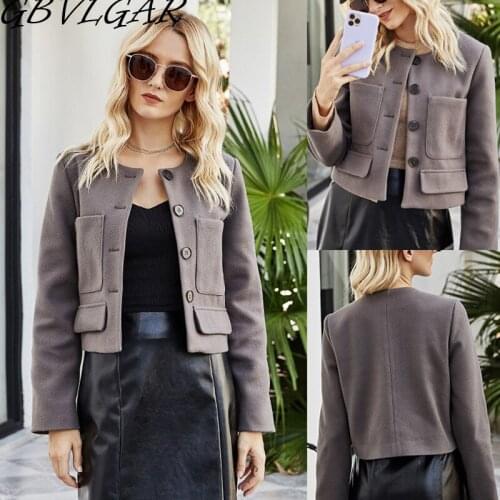 Женские короткие куртки GBVLGAR China At AliExpress