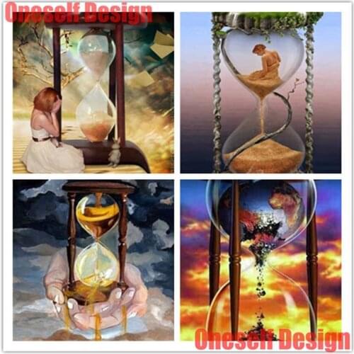 2020 top popular 5d diamond painting full square Hourglass diy diamond embroidery full set cartoon Hourglass 5d diamond art kit