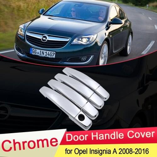 For Opel Insignia A MK1 2008 2009 2010 2011 2012 2013 2014 2015 2016 Chrome Door Handle Cover Trim Accessories Vauxhall Holden