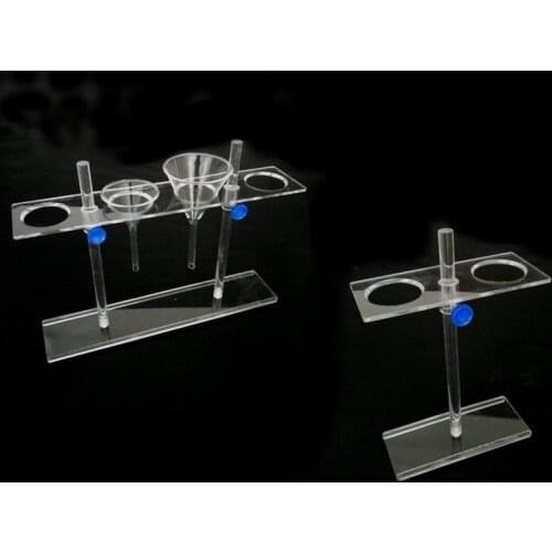 1pc Plexiglass funnel bracket with adjustable height is suitable 2holes or 4holes funnel stand for 60-150mm funnel