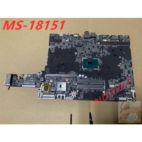 MS-18151 VER 1.0 LAPTOP MOTHERBOARD FOR MSI MS-1815 GT82VR GT83 GT83VR WITH CPU 100% working OK
